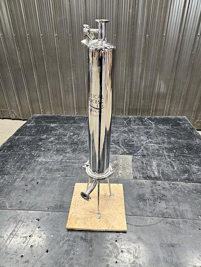 Used USED FILTER, CARTRIDGE TYPE, 1" INLET/OUTLET, STAINLESS STEEL