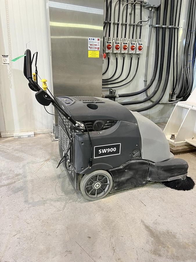 Used Used Nilfisk Advance Floor Sweeper, Model SW900