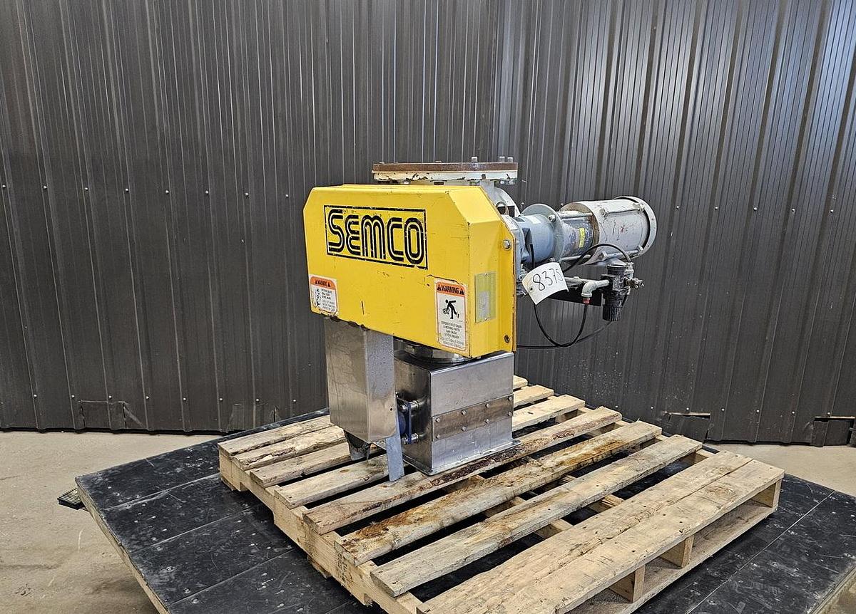 Used Used Rotary Air Lock Valve, 8" X 8", with Lump Breaker