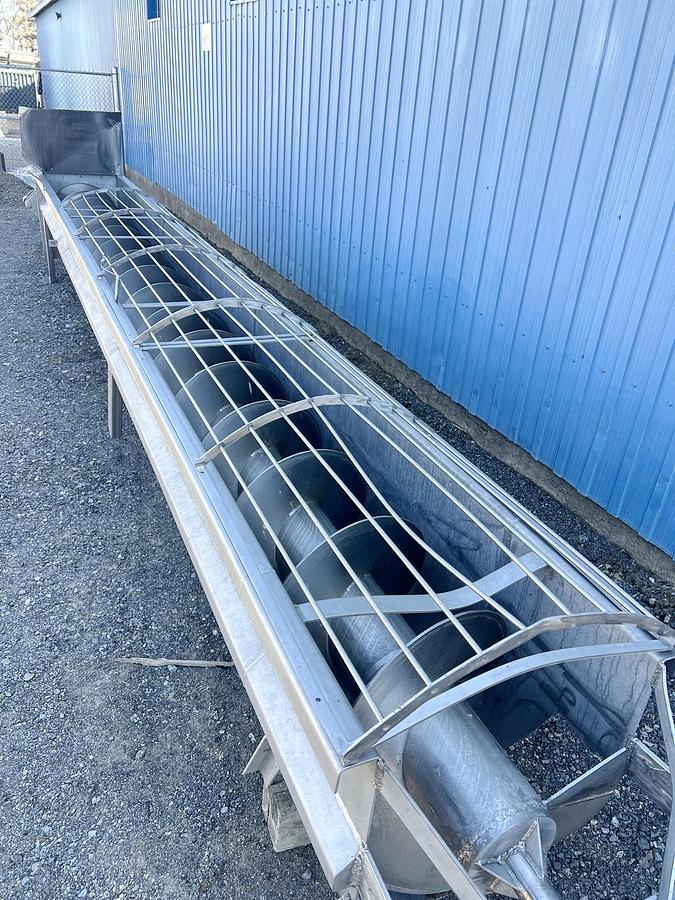 Used Used Screw Conveyor, 24’’ Diameter x 252’’ Long