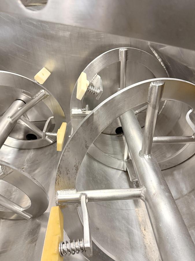 Used Used Mepaco Jacketed Double Ribbon Blender, 33 Cubic Feet