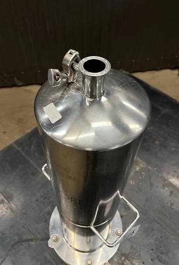 Used USED MILLIPORE FILTER, CARTRIDGE TYPE, 2" INLET/OUTLET, STAINLESS STEEL