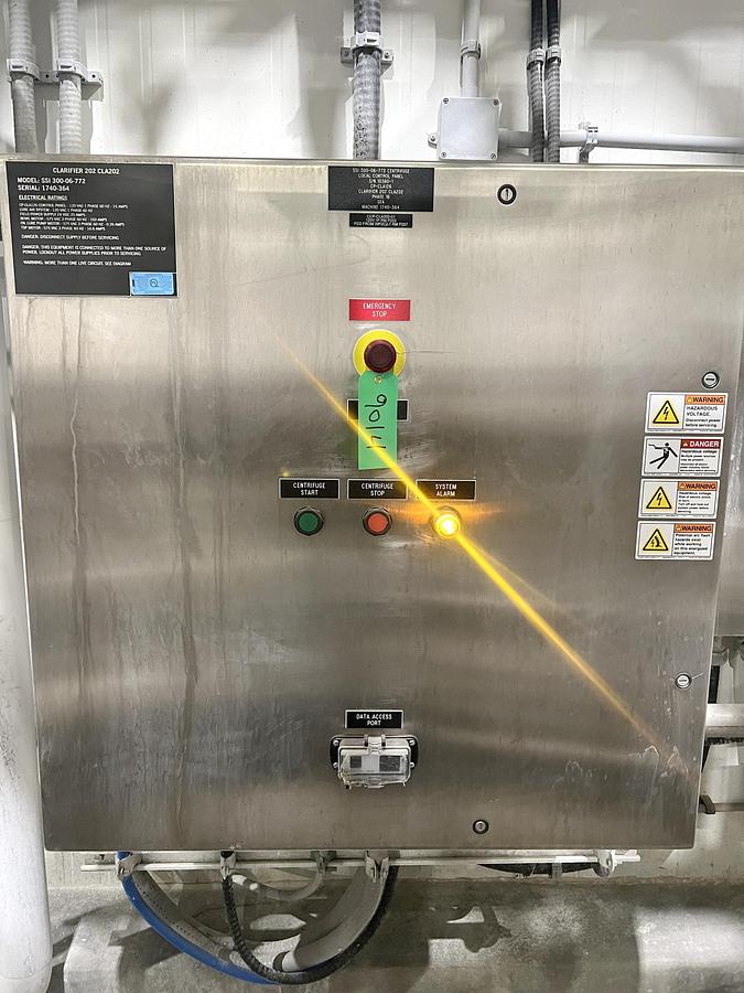 Used Used GEA Westfalia Disc Stack Centrifuge, Model SSI-300-06-772