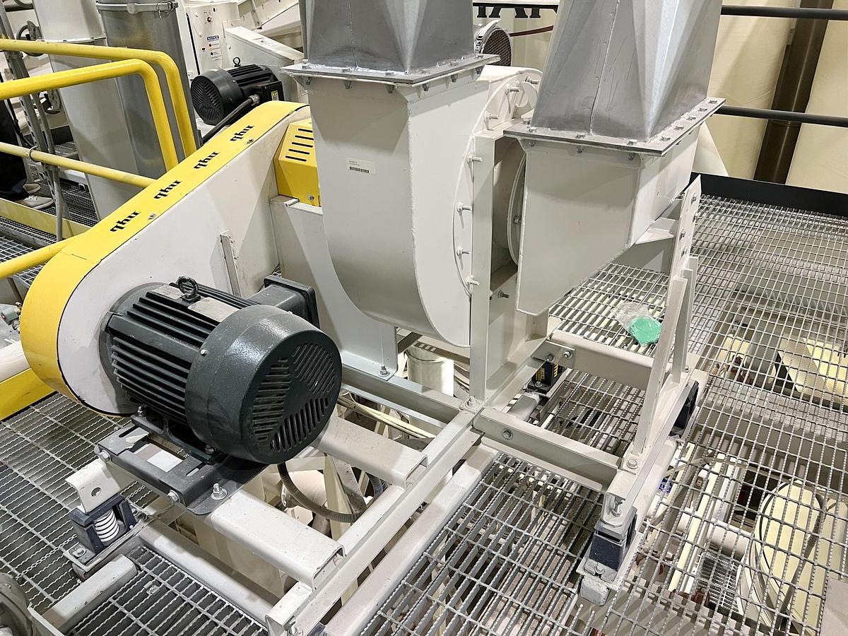 Used Used Crown Dehulling Aspirator System