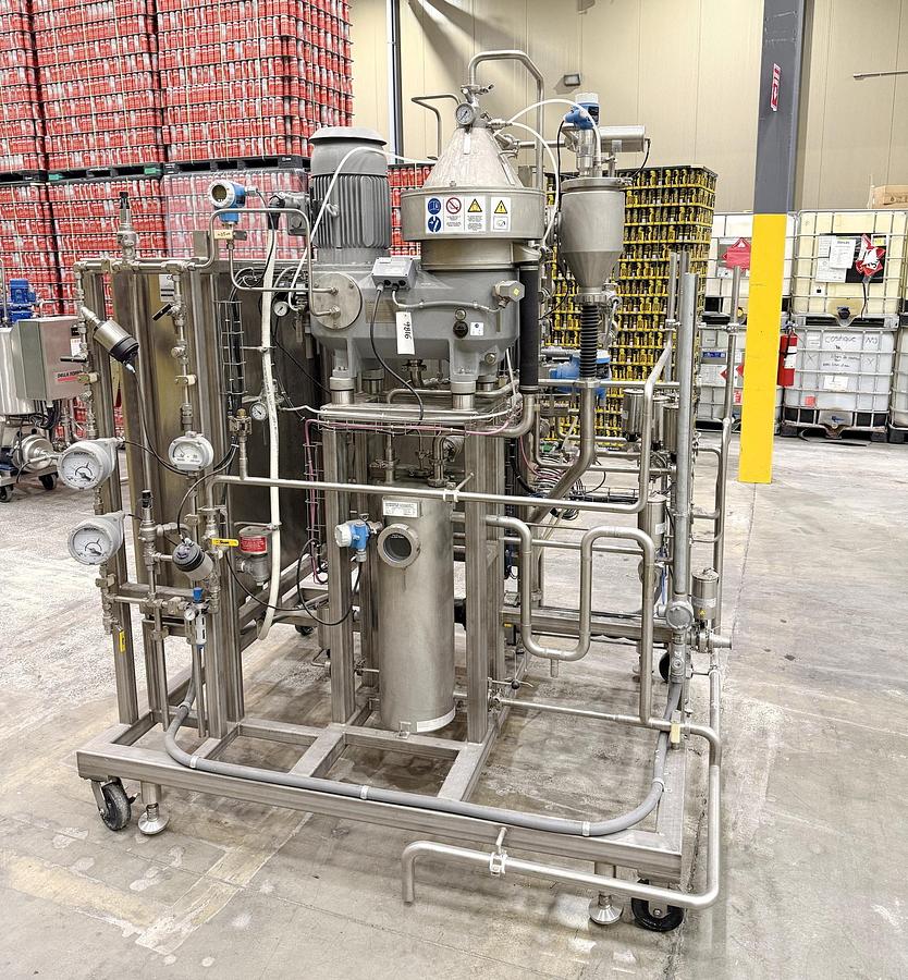 Used Used GEA Westfalia Clarifier Skid, Model GSC 18-06-577