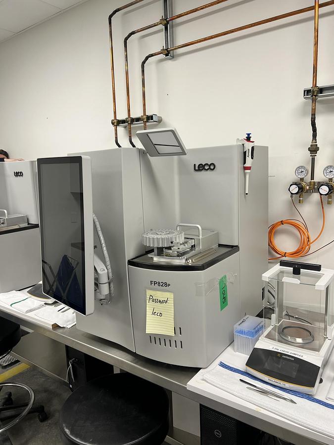 Used Used Leco Nitrogen/Protein Analyzer, Model FP828P