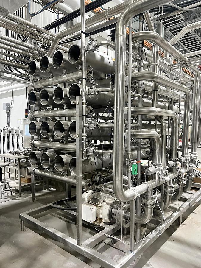 Used Used Ultrafiltration Skid (UF1) - 9 Stage Ultrafiltration System