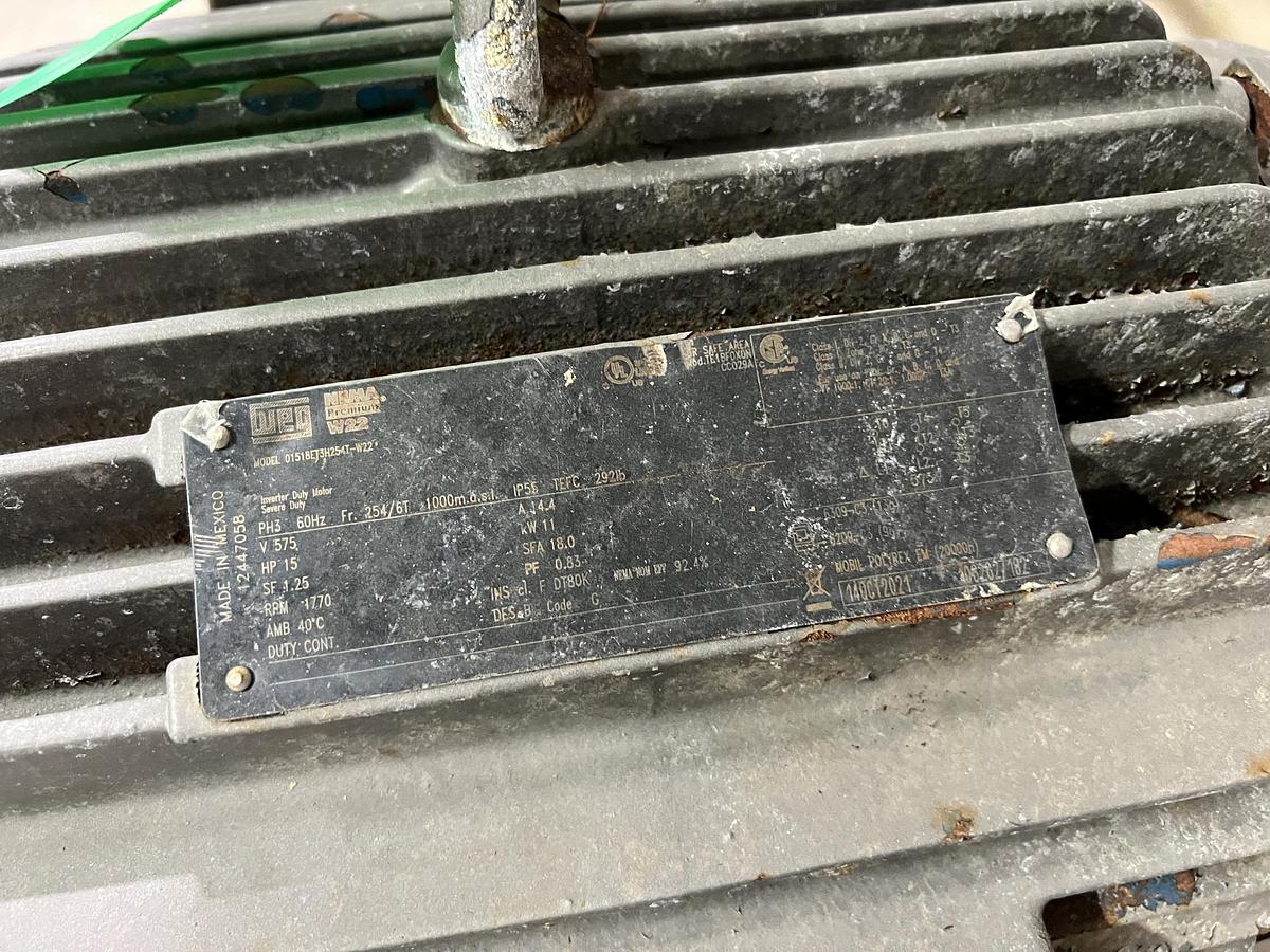 Used Used Fristam Twin Screw Pump, Model FDS2