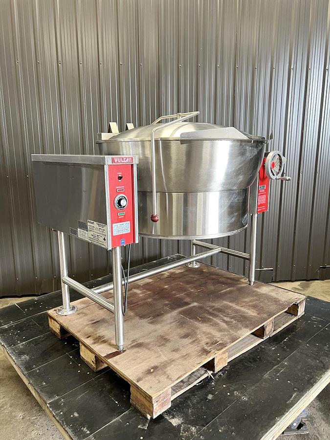 Used Used Hobart 35 Gallon Tilting Kettle, Stainless Steel, Gas Fired