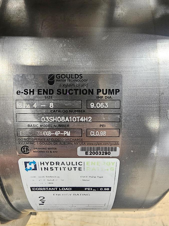 Used Capex Auction Anjou - Lot 334 centrifugal pump