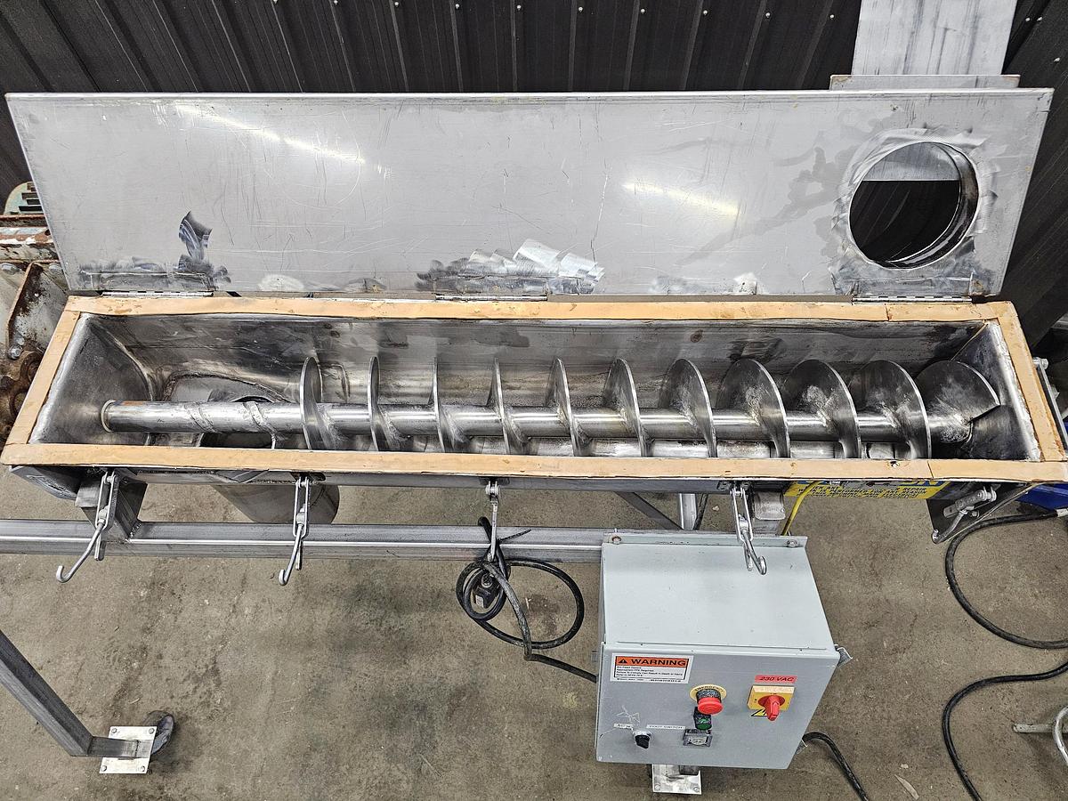 Used Aaron Elgin IL Auction - Lot 38 - Screw conveyor 1 of 2
