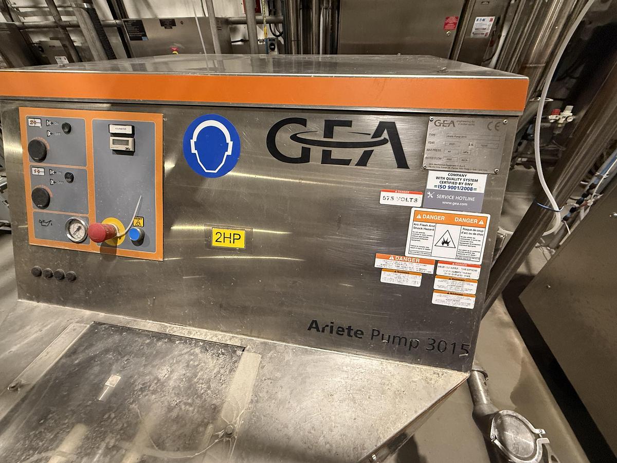 Used Used GEA Ariete 3015 Homogenizer 