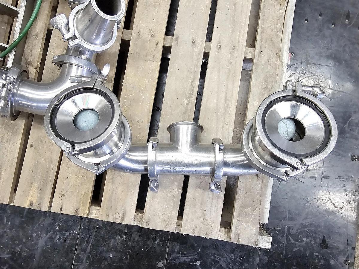 Used Used Graco Saniforce Diaphragm Pump, 3" X 3"