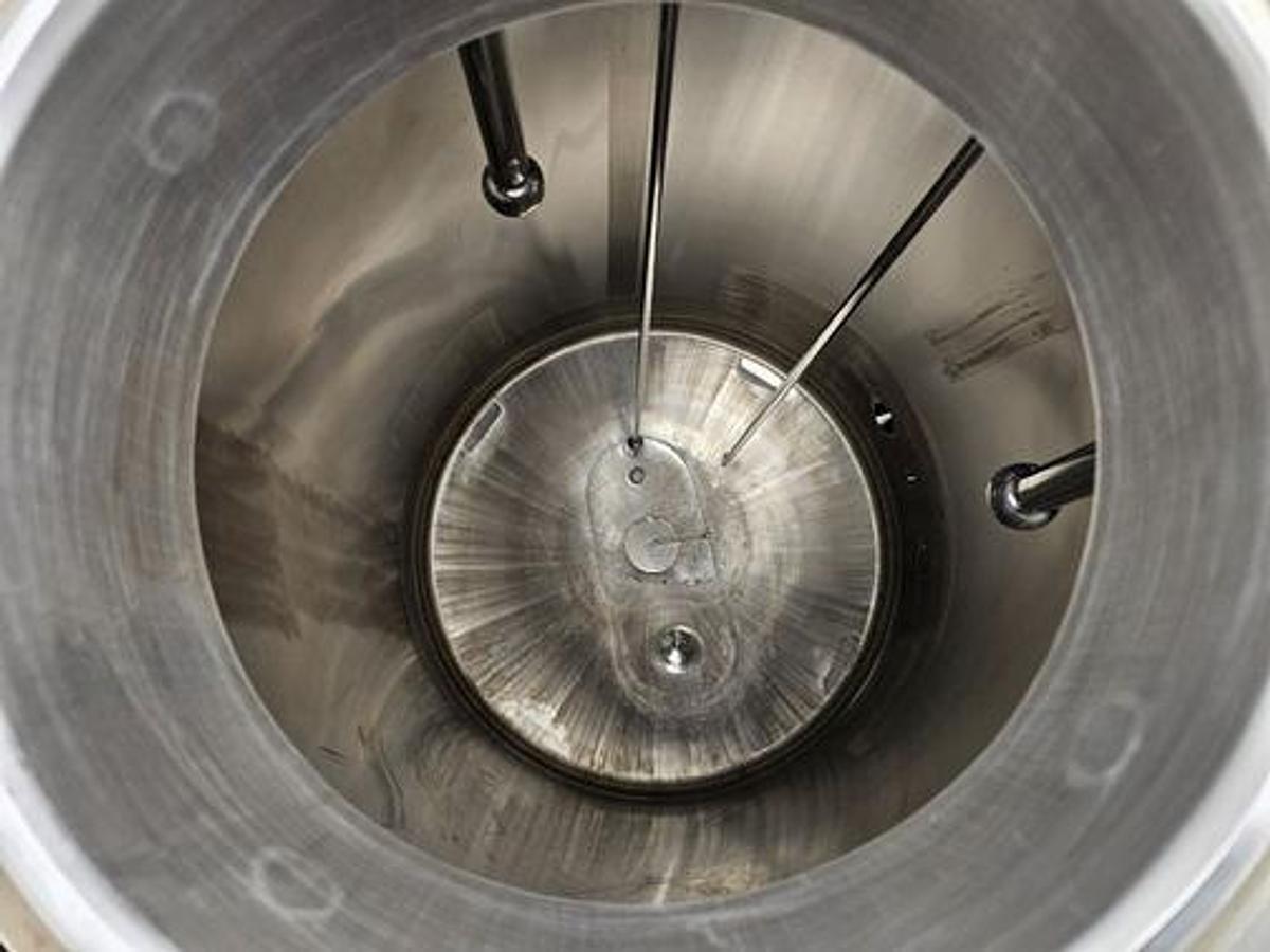 Used Used 550 Gallon Tank (Reactor), 316 Stainless Steel, Full Vacuum