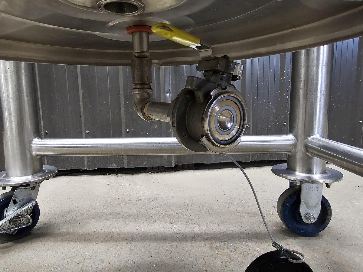 Used Used Lee Industries 55 Gallon Jacketed Tank, Stainless Steel