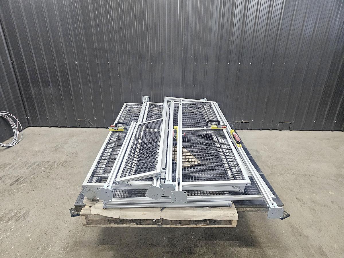 Used Used A&M Process Equipment Double Cone Blender, With Safety cage