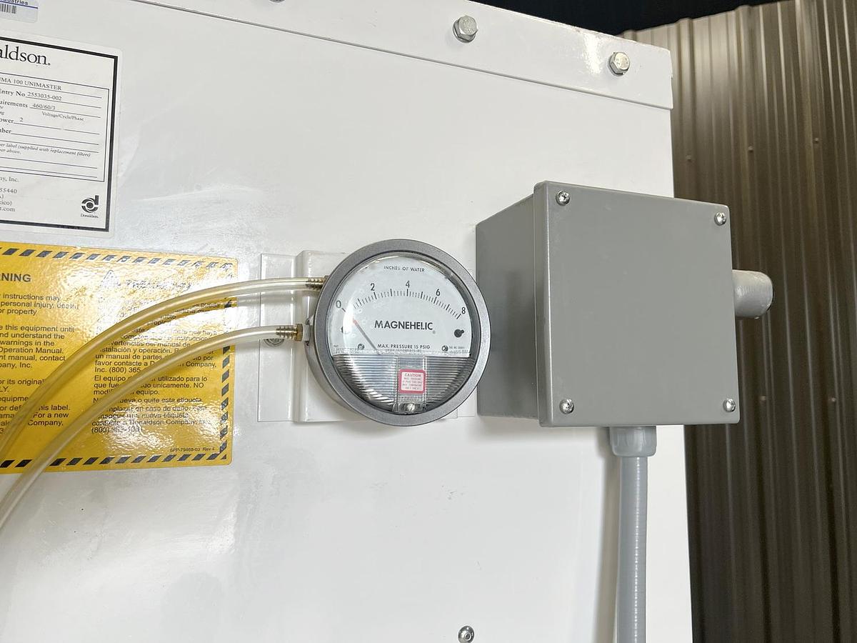 Used Used Donaldson Torit Dust Collector, Model UMA 100, 1000 CFM