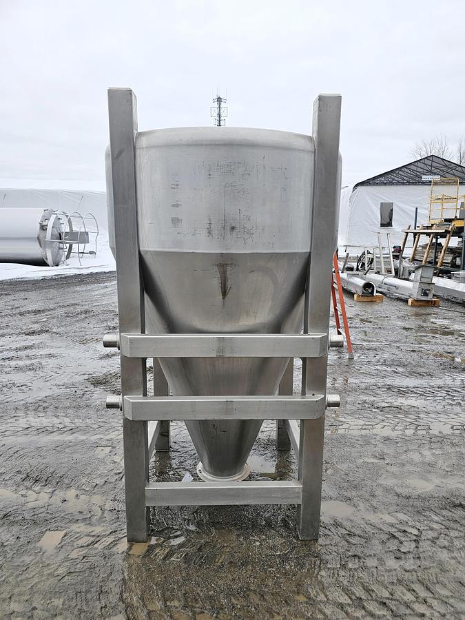 Used Used 310 Gallon Tank (Tote), Stainless Steel