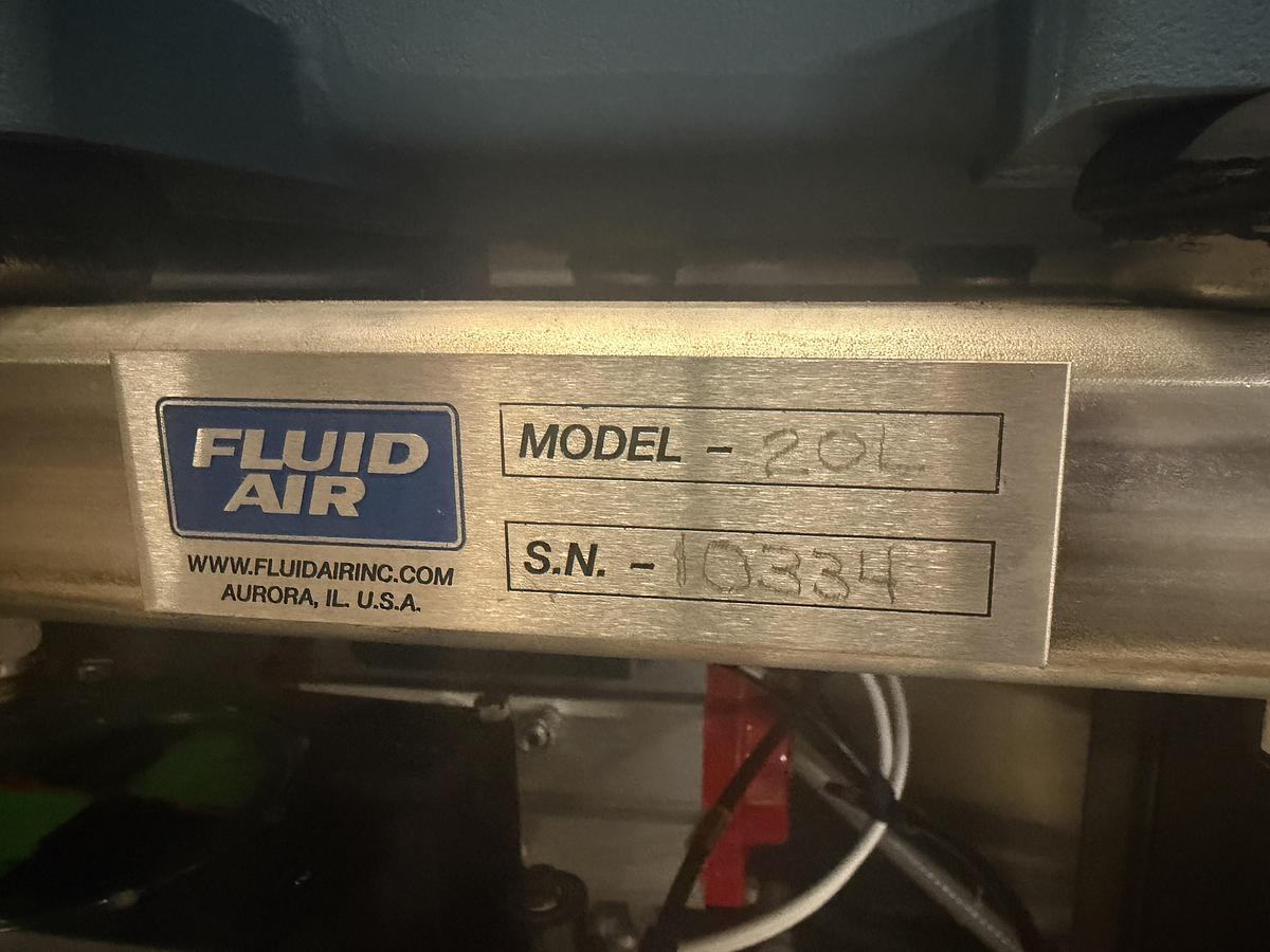 Used Used Fluid Air Fluid Bed Dryer / Granulator, Model 20L