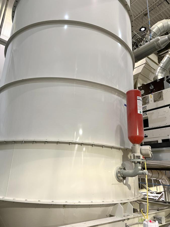 Used Used Kice XP Venturi Jet Filter, With Rotary Airlock & Fan