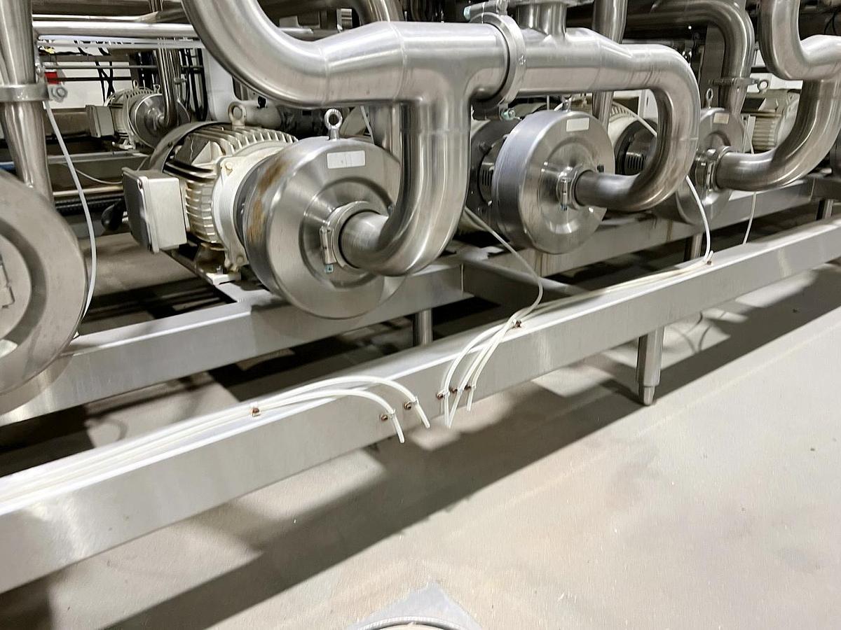 Used Used 4 Stage Nano Filtration System, With Pumps, Heat Exchanger, Tanks