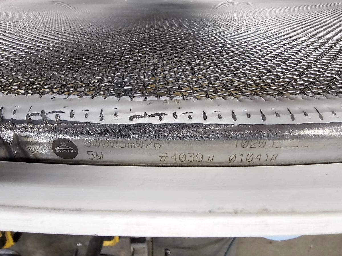 Used **Levy Recovery Group Michigan - lot 112 - sweco screen 60''