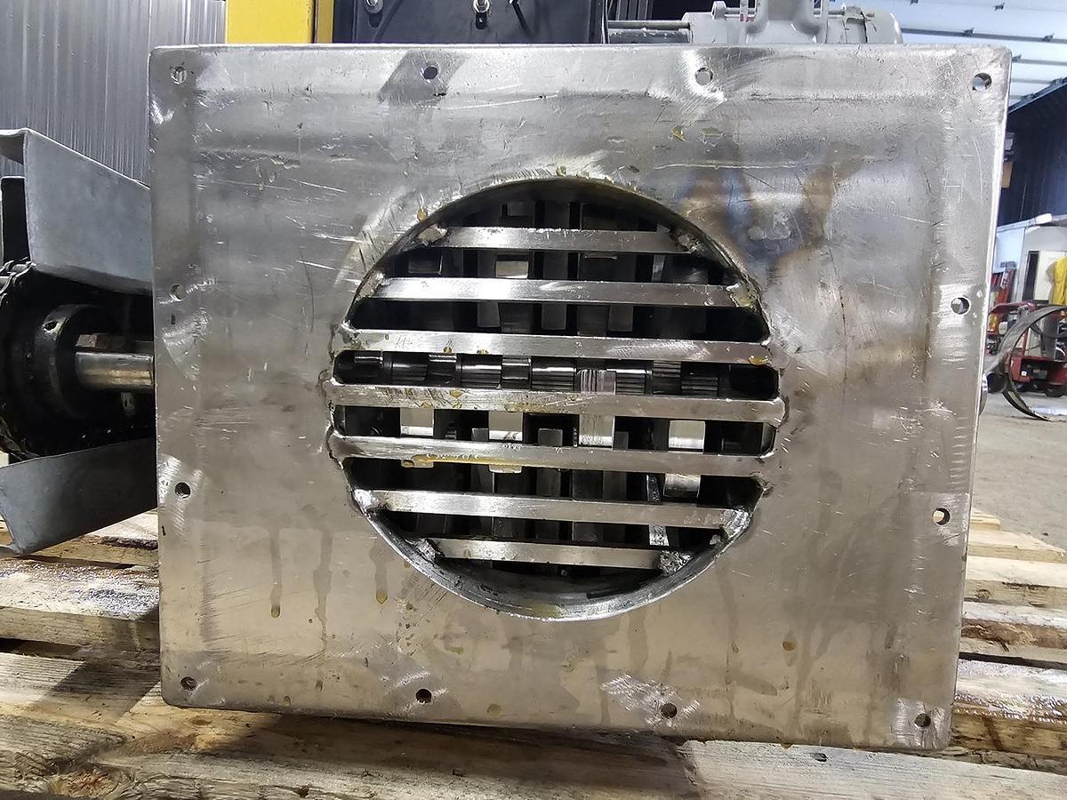 Used Used Rotary Air Lock Valve, 8" X 8", with Lump Breaker