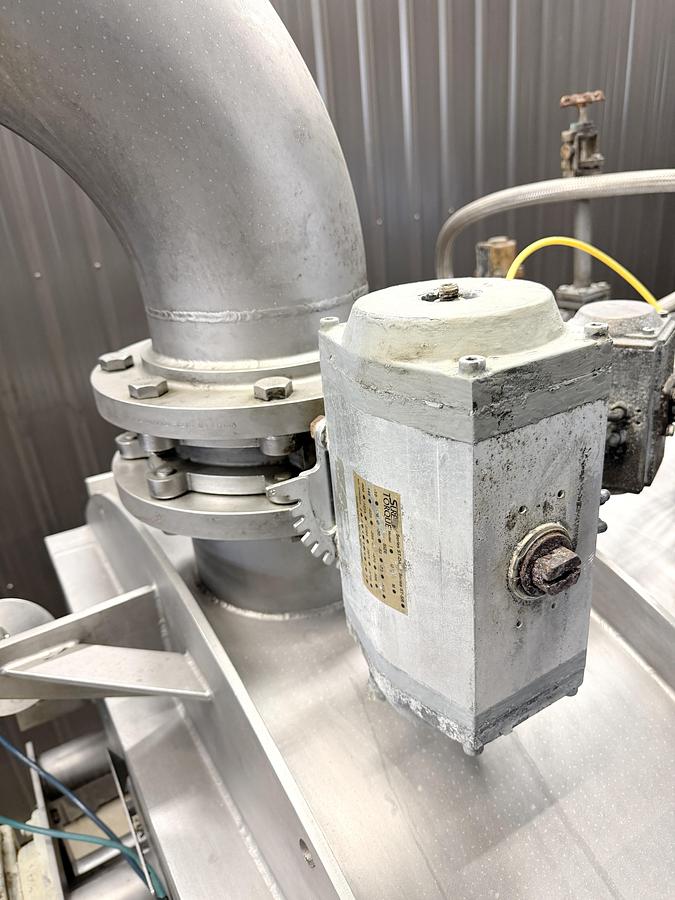 Used Used Mepaco Jacketed Double Ribbon Blender, 2 Cubic Feet