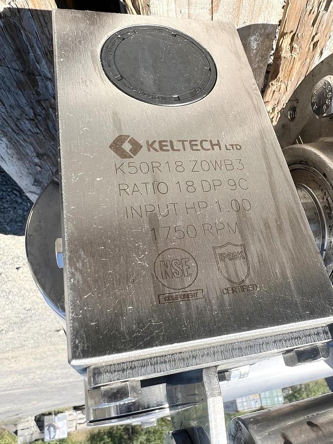 Used Used Mikro Pulverizer Hammermill, Swinging Hammers, 60 HP , With Screw Conveyor