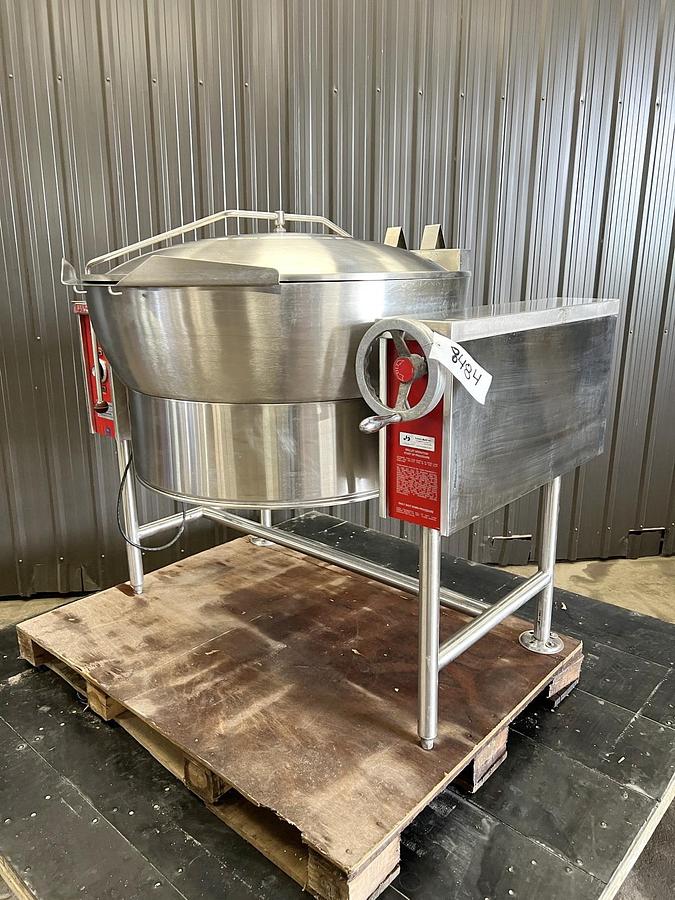 Used Used Hobart 35 Gallon Tilting Kettle, Stainless Steel, Gas Fired