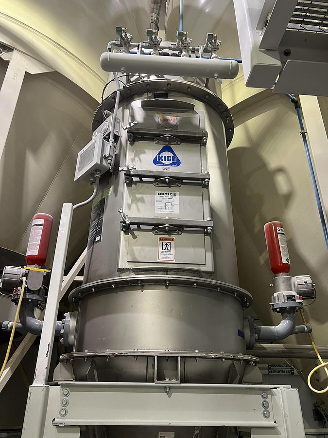 Used Used Kice Venturi Jet Filter, With Rotary Airlock, with Blower