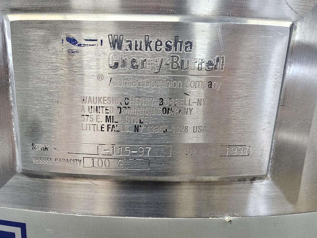 Used Amplio Auction - Lot 54 Stainless steel mixing tank