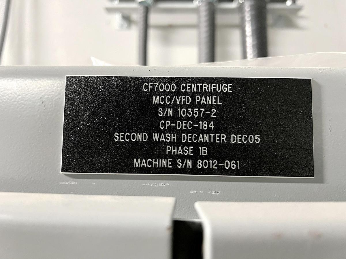 Used Used GEA Westfalia Decanter Centrifuge, Model Protein Master CF 7000