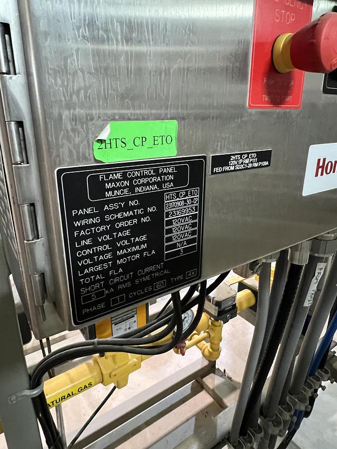 Used Used Mariott Walker - Model 10.5T-1-C-BH Spray Dryer