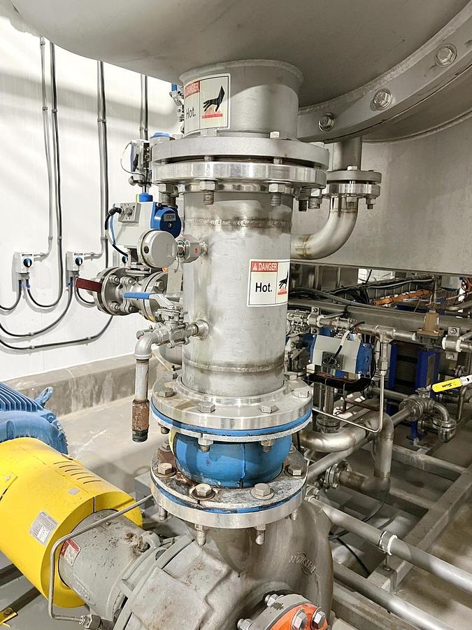 Used Used Caloris MVR Heated Forced Circulation Evaporator System