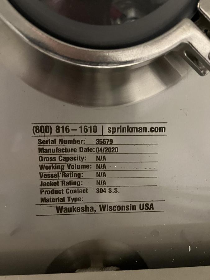 Used Used Mariott Walker - Model 14T-4-2C-2BH Spray Dryer