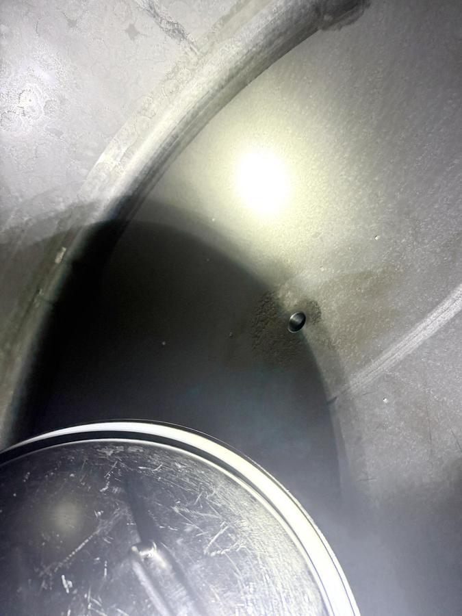 Used Used 2650 Gallon Jacketed Tank, 304 Stainless Steel, With Heat Exchanger & Pump