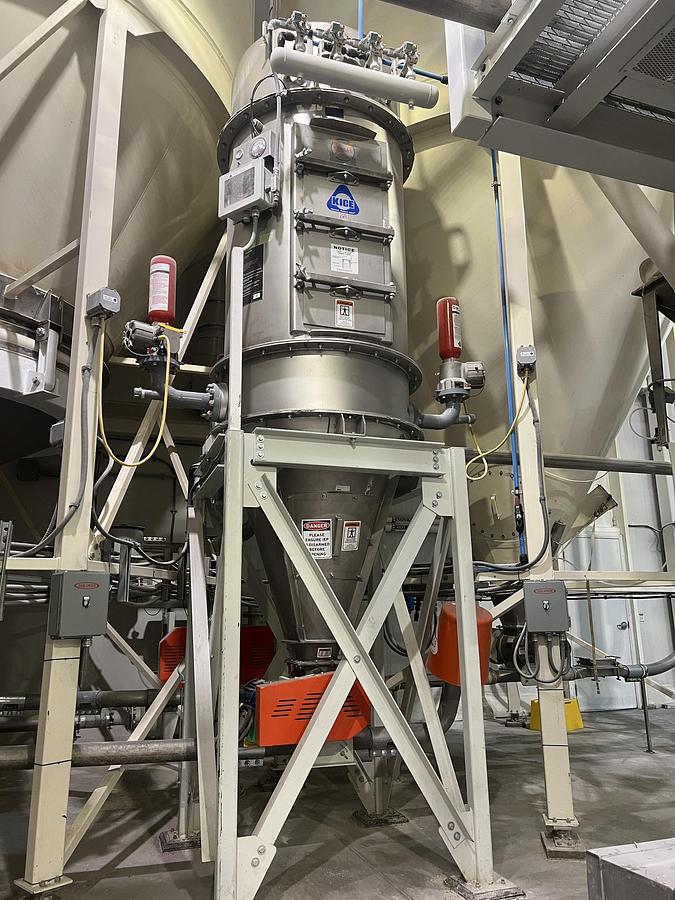 Used Used Kice Venturi Jet Filter, With Rotary Airlock, with Blower