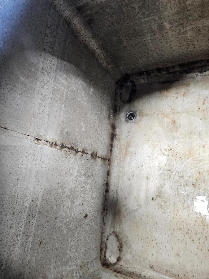 Used Used 350 Gallon IBC Tank (Tote), 304 Stainless Steel