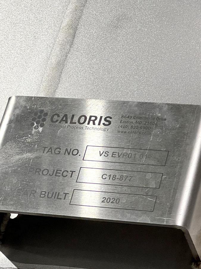 Used Used Caloris MVR Heated Forced Circulation Evaporator System