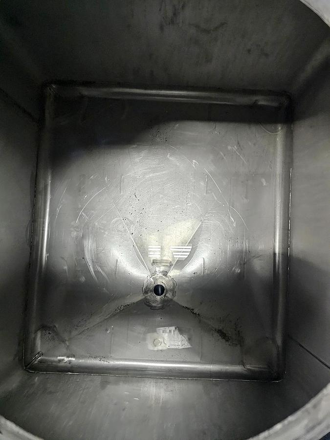 Used Used 350 Gallon IBC Tank (Tote), 304 Stainless Steel