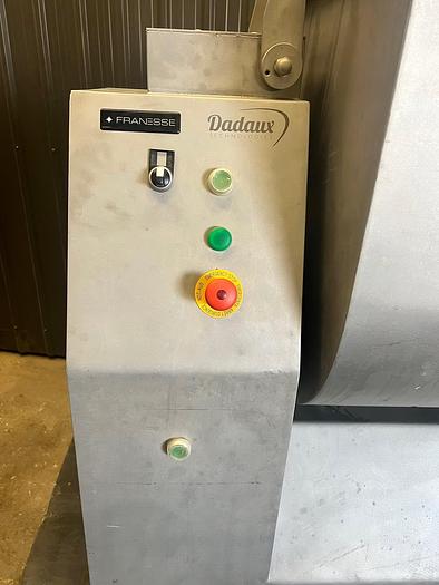 Used USED DADAUX STAINLESS STEEL TILTING PADDLE BLENDER, 7 CUBIC FEET