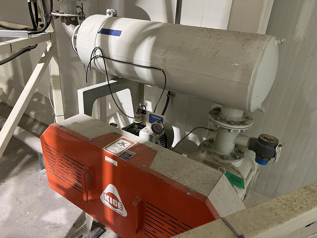 Used Used Kice Venturi Jet Filter, With Rotary Airlock, with Blower