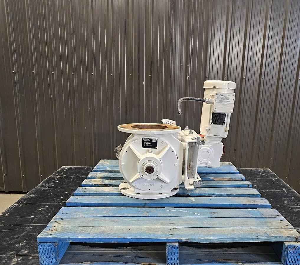 Used Used Schenck Process Rotary Air Lock Valve, 8" X 8"
