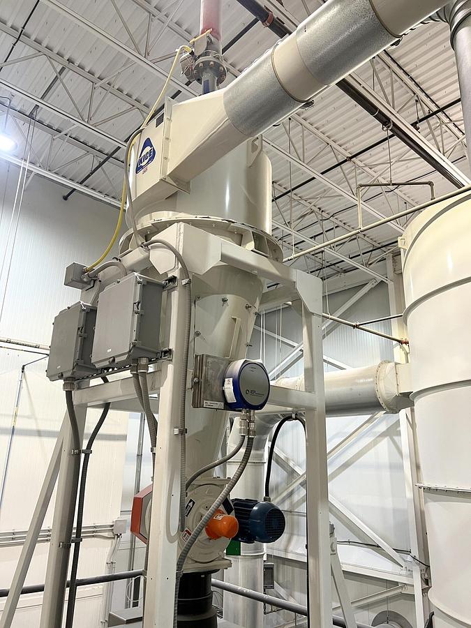 Used Used Kice XP Venturi Jet Filter, With Rotary Airlock, Fan & Cyclone