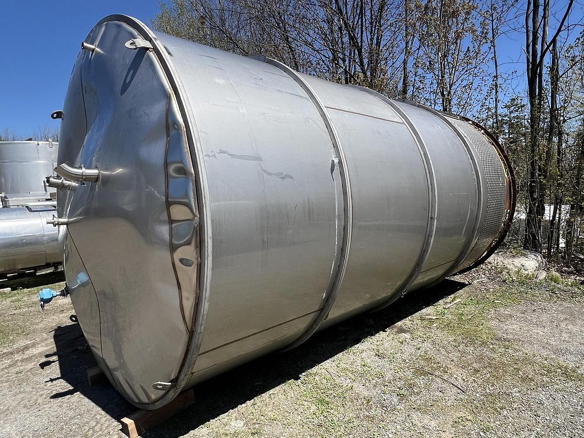Used Used 15,000 Gallon Jacketed Tank, Stainless Steel