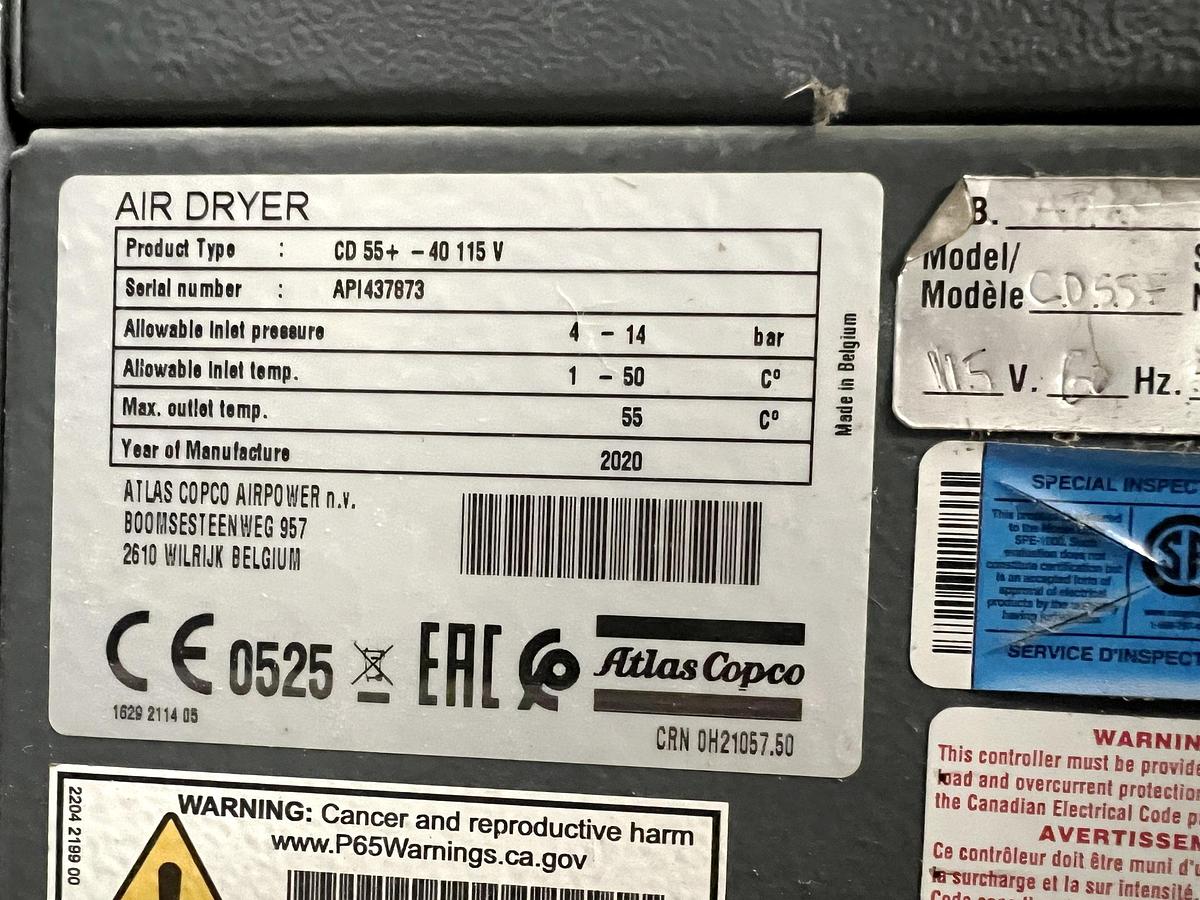 Used Used Atlas Copco GA110VSD Compressor Package