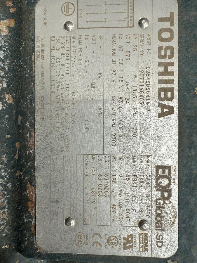 Used Used Walinga Model 614-88 Central Vacuum System