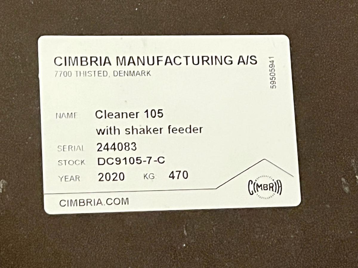 Used Used Cimbria Delta Screen Cleaner & Shaker Feeder