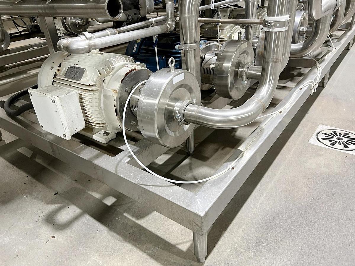 Used Used 4 Stage Nano Filtration System, With Pumps, Heat Exchanger, Tanks